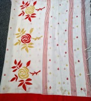 সুতি স্ক্রিন প্রিন্ট শাড়ি  97062